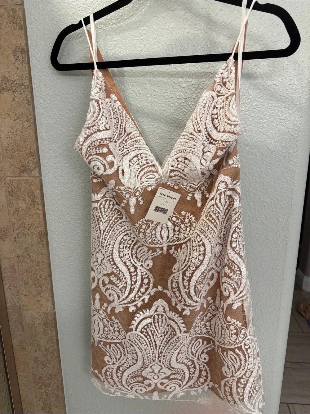 NWT Free People Night Shimmers Mini Dress 2